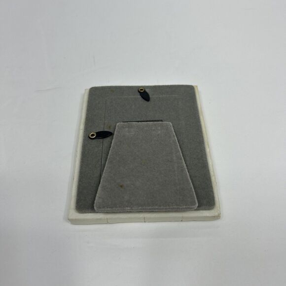 Vintage Figi Child Pictures Drawings ABCD 1234 Resin Frame 3.5” X 4.5" Felt Back - Picture 5 of 9